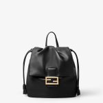 FENDI Backpack Black leather backpack